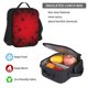 thumbnail image 5 of Disketp Spiders On The Web And Space Mochila Estampada de Gran Capacidad con Lonchera y Estuche, Set de 3 Piezas para Estudiantes, 5 of 7