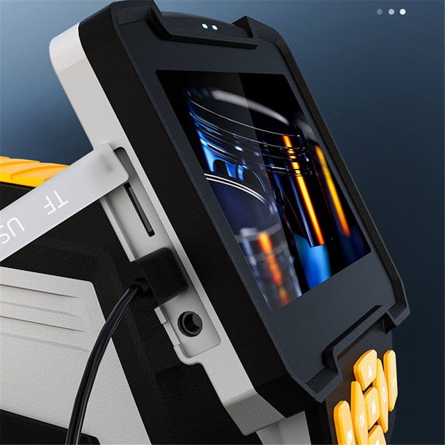 Handheld Endoscope Dual Lens Endoscopic Camera 4.3-inch HD LCD Endoscope Dual HD LCD Waterproof Inspection Endoscope, 5m