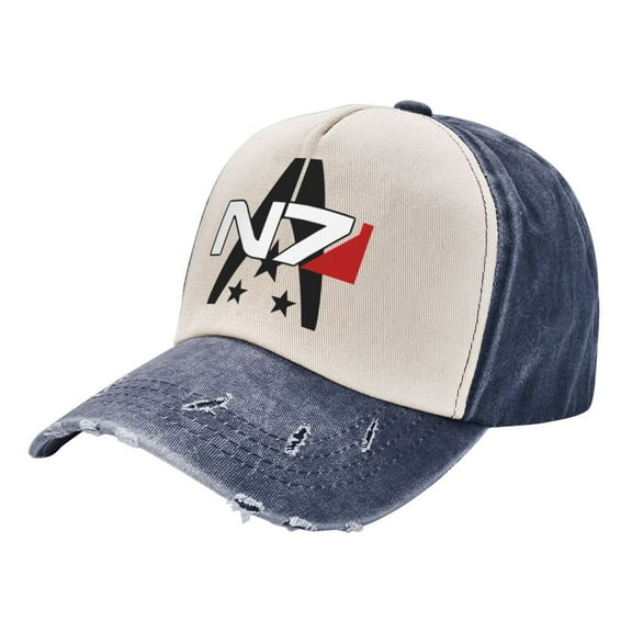 N7 Cowboy Collision Color Washed Baseball Cap For Men And Women