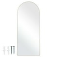 thumbnail image 3 of KFFKFF Arched Full Length Mirror 71'' x 30'' Full Body Mirror Standing Hanging, 3 of 9