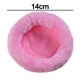 thumbnail image 2 of Cama para hámster, redonda, de terciopelo, cálida, para dormir, para hámster, erizo, ardilla, color rosa, 2 of 6