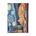 thumbnail image 2 of YAZAOO Square Tablecloth Sleeping Cat Pattern Pattern Tableclothes, 2 of 9