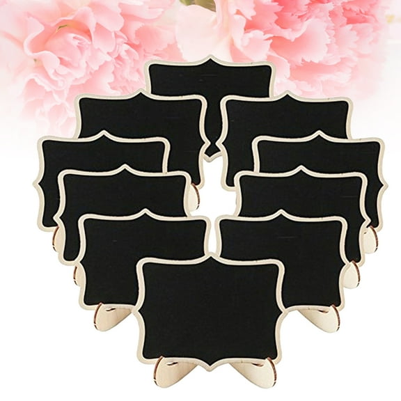 Raindrops 12 Pcs Mini Chalk Boards Chalkboard Small Sign Aesthetic Decor Black