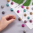 thumbnail image 3 of 20mm Acrylic Beads - Large Sparkle Bubblegum Gumball Loose Beads for Ballpoint Pen Students Office School Jewelry Making - Chain Hole: 3mm 25pcs 1 Box, 3 of 8