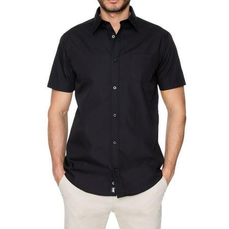 Lee - Young Men's Short Sleeve Dress Shirt - Walmart.com