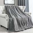thumbnail image 6 of Home Soft Things Milk Flannel Blanket - Grey - 90" x 90", 6 of 7