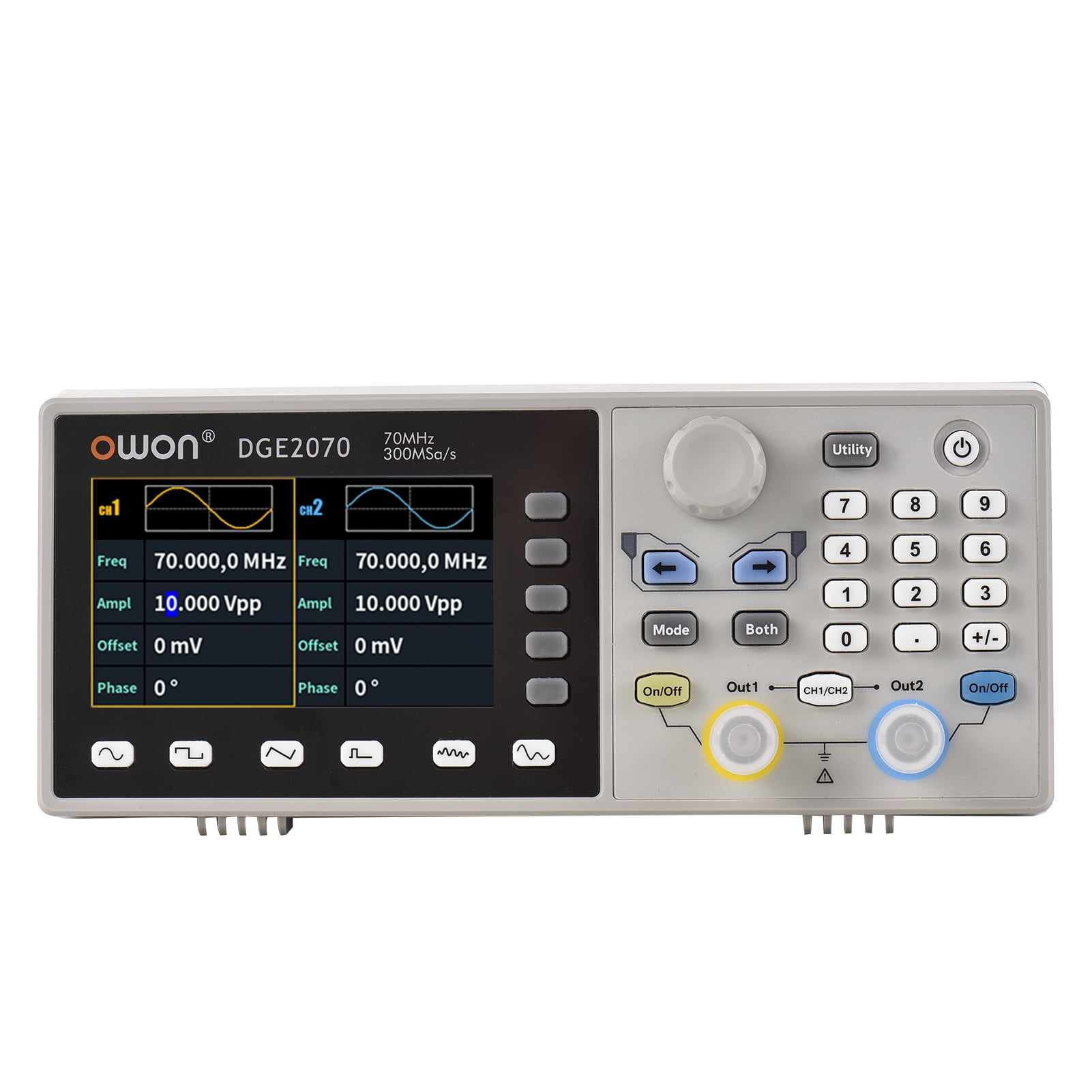 Owon DGE2070 Digital Storage Oscilloscope Dual Channel Portable