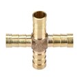 thumbnail image 4 of Connector, Functional Brass  Fitting Brass Excellent Effect  4-way  For Gas For Water, 4 of 8