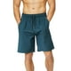 thumbnail image 1 of Pantalones cortos deportivos de secado rápido azules, pantalones cortos transpirables de seda de hielo para entrenamiento para correr, 1 of 6