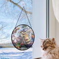 thumbnail image 5 of Bee Staned Glass Suncatcher Ornament, Bee Christmas Ornament, Bee Stained Glass Decor, Christmas Ornaments for Families, Christmas Couples Gifts MqJGbw, 5 of 5