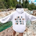 thumbnail image 2 of WENWU Hoodies for Women Long Sleeve Hoodie Pullovers for Women Cozy Sweatshirts for Women White Hoodie Womens Fall Outfits 2025 Graphic Hoodie, 2 of 4