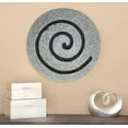 thumbnail image 3 of 19" Gray Round Modern Spiral Wall Art, 3 of 8