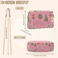 thumbnail image 4 of FORMRS Women Crossbody Purse with Chain Strap Vegan Leather Shoulder Handbag, Pink Gingerbread House, 4 of 7