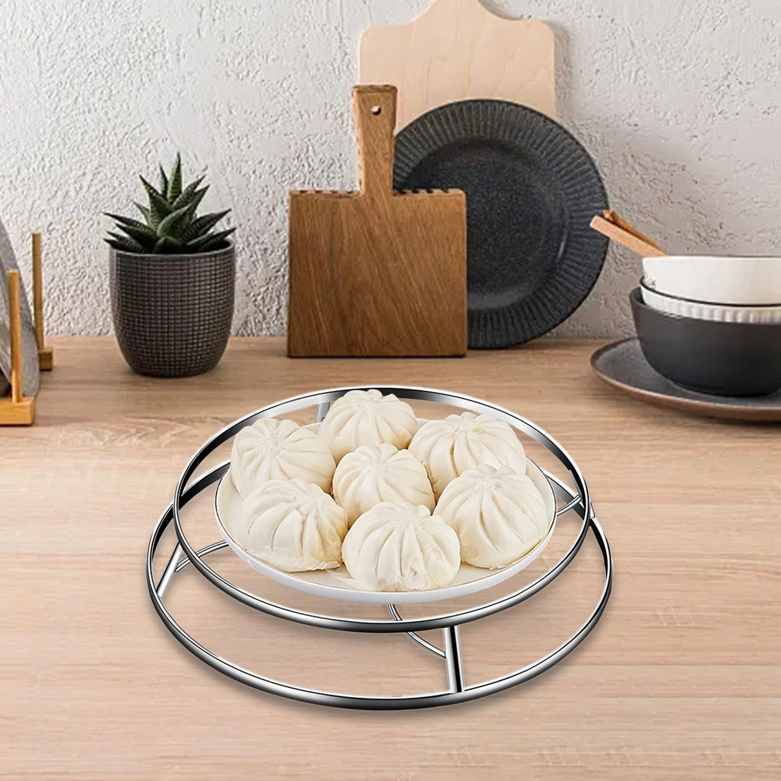 Colaxi Stainless Steel Steamer Rack Cooling Rack Kitchen Supply Instant Pots s Steaming Rack Wok Holder for Hotel Kitchen Home