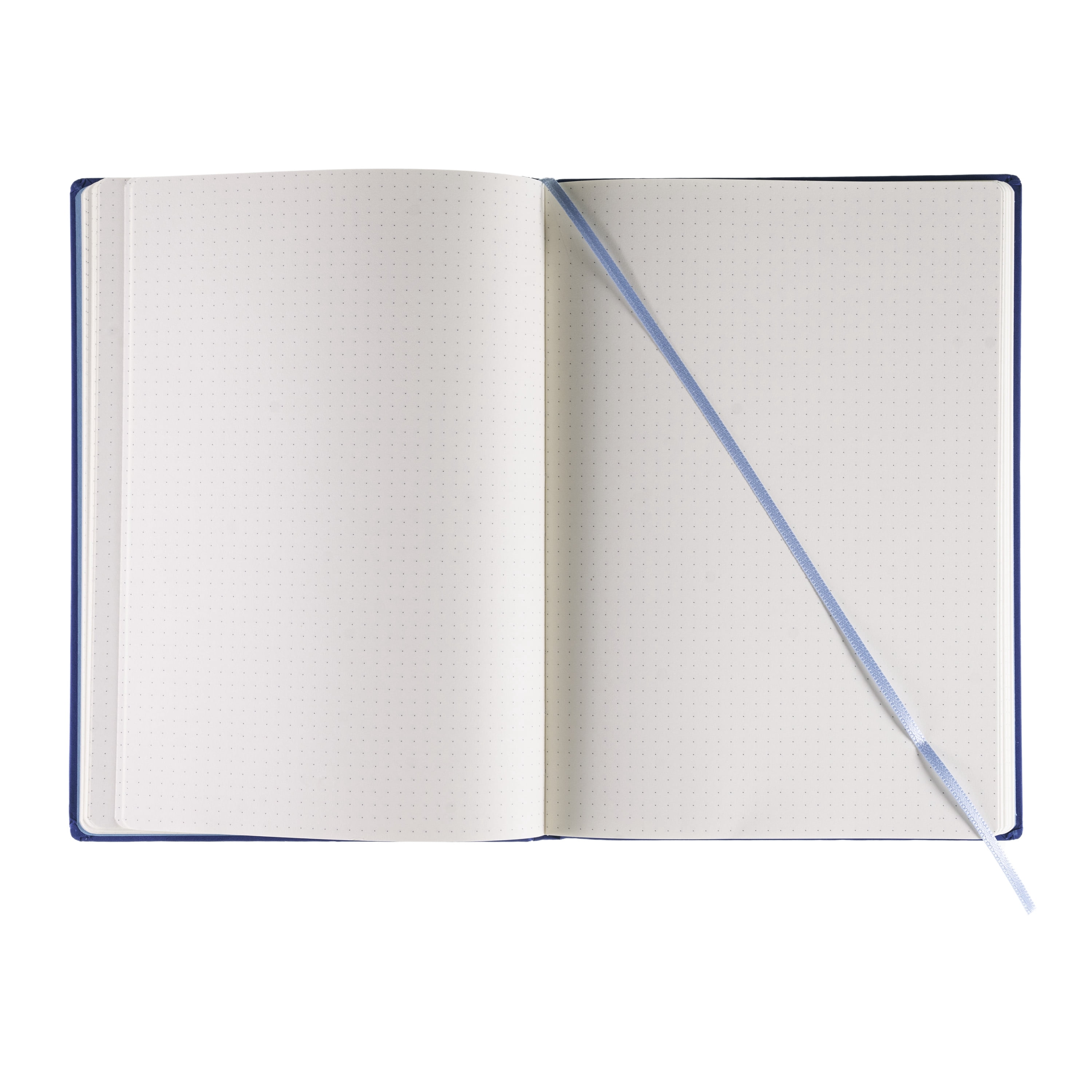 Fabriano Ispira Hard-Cover Notebook, 5.8" x 8.3", A5, Dotted, Blue