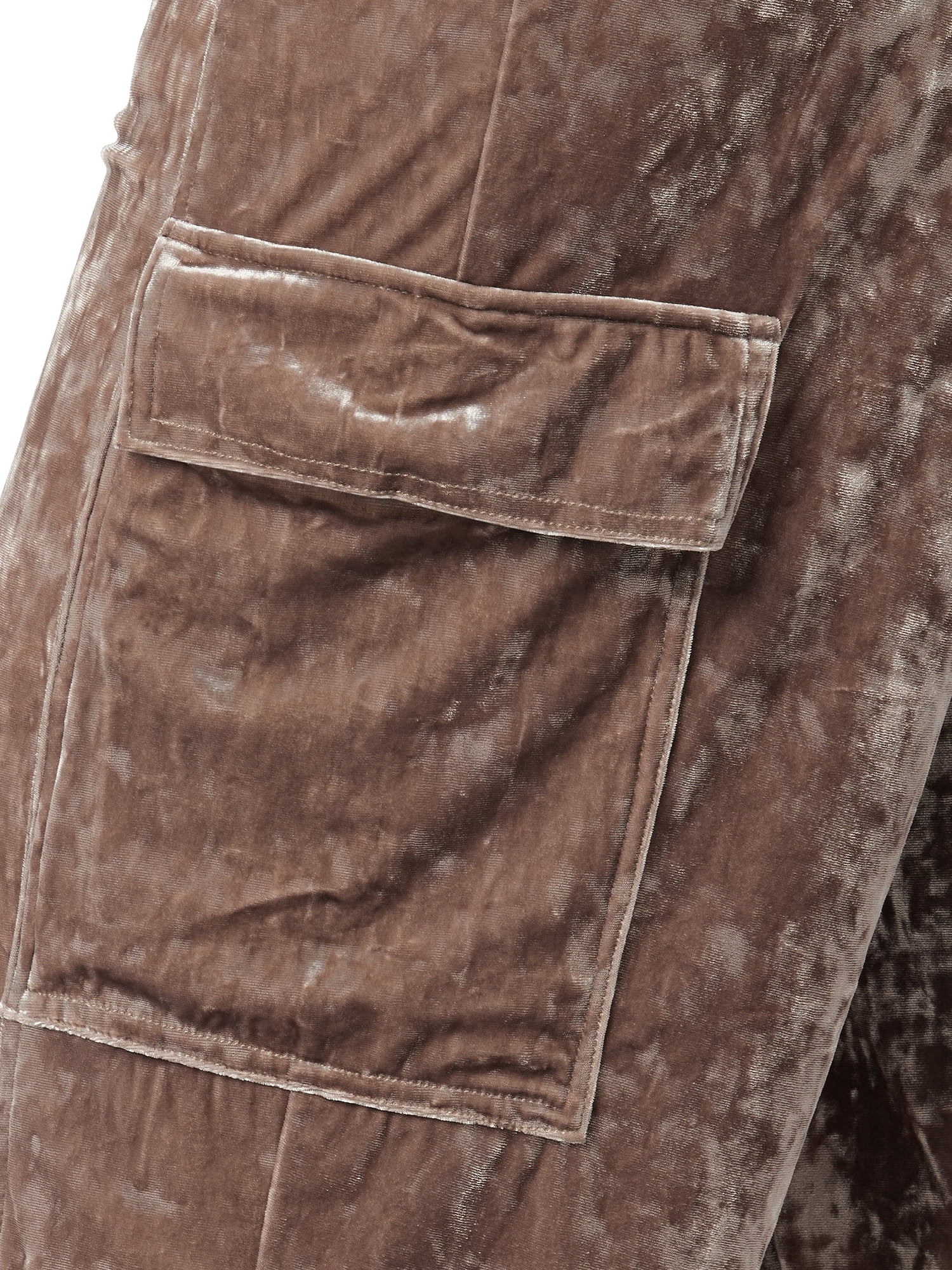 Jessica Simpson Women's and Women's Plus Size Crushed Velvet Cargo Pants, Sizes XS-4X