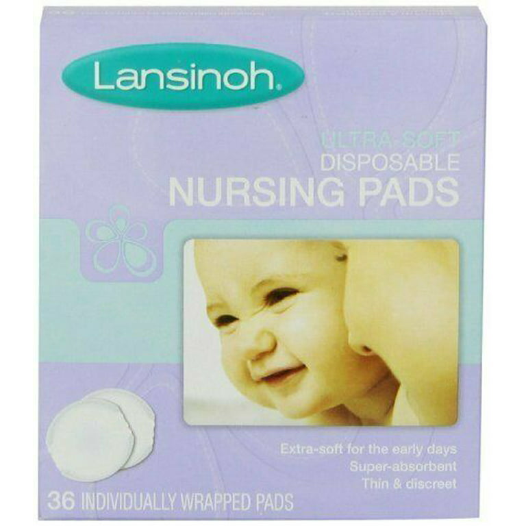 Lansinoh Ultra Soft Disposable Nursing Pads, 36 count - Pack of 6 