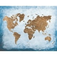 thumbnail image 2 of Murray, Amanda 14x12 White Modern Wood Framed Museum Art Print Titled - Washy World Map, 2 of 4
