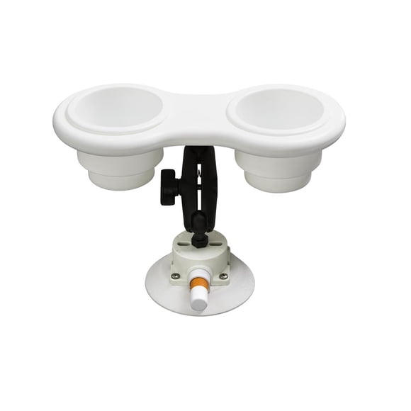 SeaSucker Cup Holder MC5303W Angled/Vertical/Horizontal Surface Mount; White; Non-Lighted