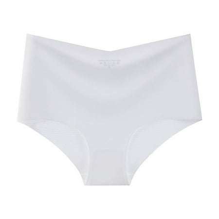 Njoeus Womens Underwear Womens Underwear Seamless Women Sexy Underwear Ice Silk Seamless Underwear Soft Comfy Breathable Yoga Panty High Waist Ladies Briefs Panties Women s Panties