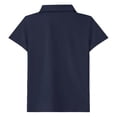 thumbnail image 6 of Gaexia Girls Athletic Solid Color Tee Breathable Workout Top For Play Comfortable Casual Shirt (Navy,11-12 Years), 6 of 7