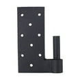 thumbnail image 5 of Renovators Supply Lift Off Pintle Strap Hinge 24" Black Wrought Iron Rustic Reversible Pintle Bean Strap Gate and Door Hinges w/Hardware Pack of 10, 5 of 11