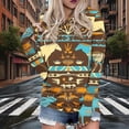thumbnail image 1 of TaTaai Womens Retro Print Pullover Hoodie Long Sleeve Casual Loose Fit Vintage Graphic Hooded Sweatshirt Daily Wear Top Gift, 1 of 5