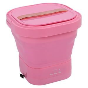 Mini laveuse le seau portable, machine à plier, nettoyage rapide et désassèchement Compact rechargeable Mini Lave-linge et sécheuse Spin pour chaussettes, sous-vêtements, T-shirts, serviettes