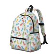 thumbnail image 2 of Dinosaur and Silhouette White Pattern Backpack for School, Cute School Bag with Adjustable Shoulder Straps and Padded Back, 13.4"x11"x4.7", 2 of 4