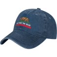 thumbnail image 2 of Don't Poke The Bear Hat California Republic Baseball Caps Trucker Hat Natural, 2 of 7