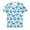 Blue, variant on WhouRiu Toddler Girls' T Shirts Butterfly Prints Short Sleeve Tee Clothes Child Summer Fashion Tops Orange,Sizes 4-5