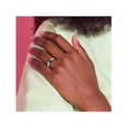 thumbnail image 4 of Sterling Silver Black Enameled Cat Ring, 4 of 5