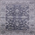 thumbnail image 1 of Ahgly Company Machine Washable Indoor Square Industrial Modern Dark Goldray Area Rugs, 6' Square, 1 of 7