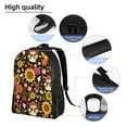 thumbnail image 5 of Fotbe Sunflowers Mushrooms Travel Laptop Backpack, Business Slim Sturdy Laptops Backpack, Water Resistant College School Computer Bag Gift for Men & Women Fits 15.6 Inch Notebook, 5 of 8