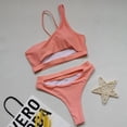 thumbnail image 2 of Swimsuits for Women,Women's Bikini Solid Set Swimsuit Two Piece Filled Soild Swimwear Beachwear Orange XL(XL), 2 of 2