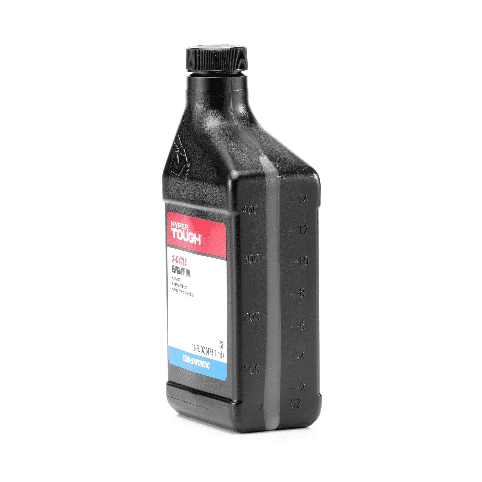 (2 pack) Hyper Tough 16oz Synthetic Blend 2-Cycle Oil, Makes 6 Gallons