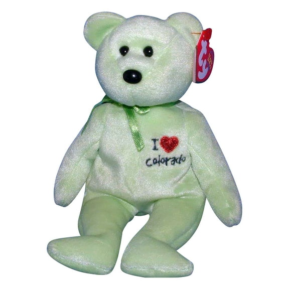 Ty Beanie Baby: I Love Colorado the Bear | Stuffed Animal | MWMT's