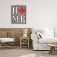 thumbnail image 2 of Stupell Industries Maple Leaf Home Typography Gray Framed Floater Canvas Wall Art design by Lil' Rue, 21 x 17, 2 of 9