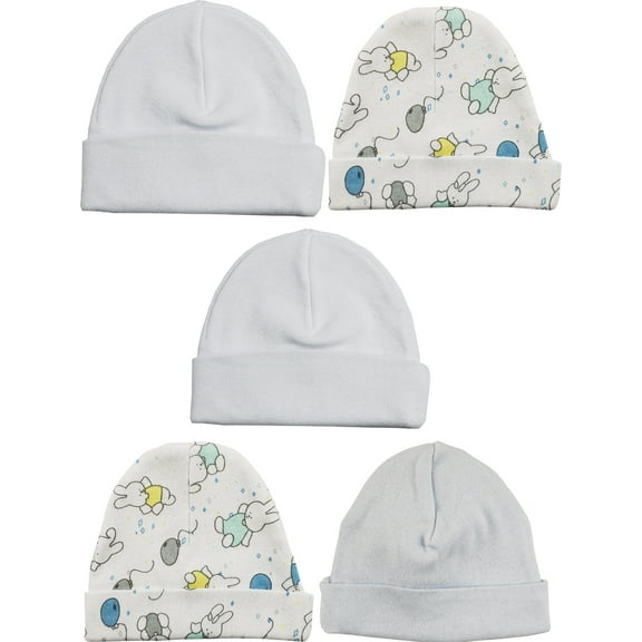 Bambini Boys Baby Cap (Pack of 5)