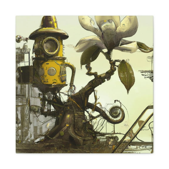 Magnolia's Steampunk Dream - Canvas