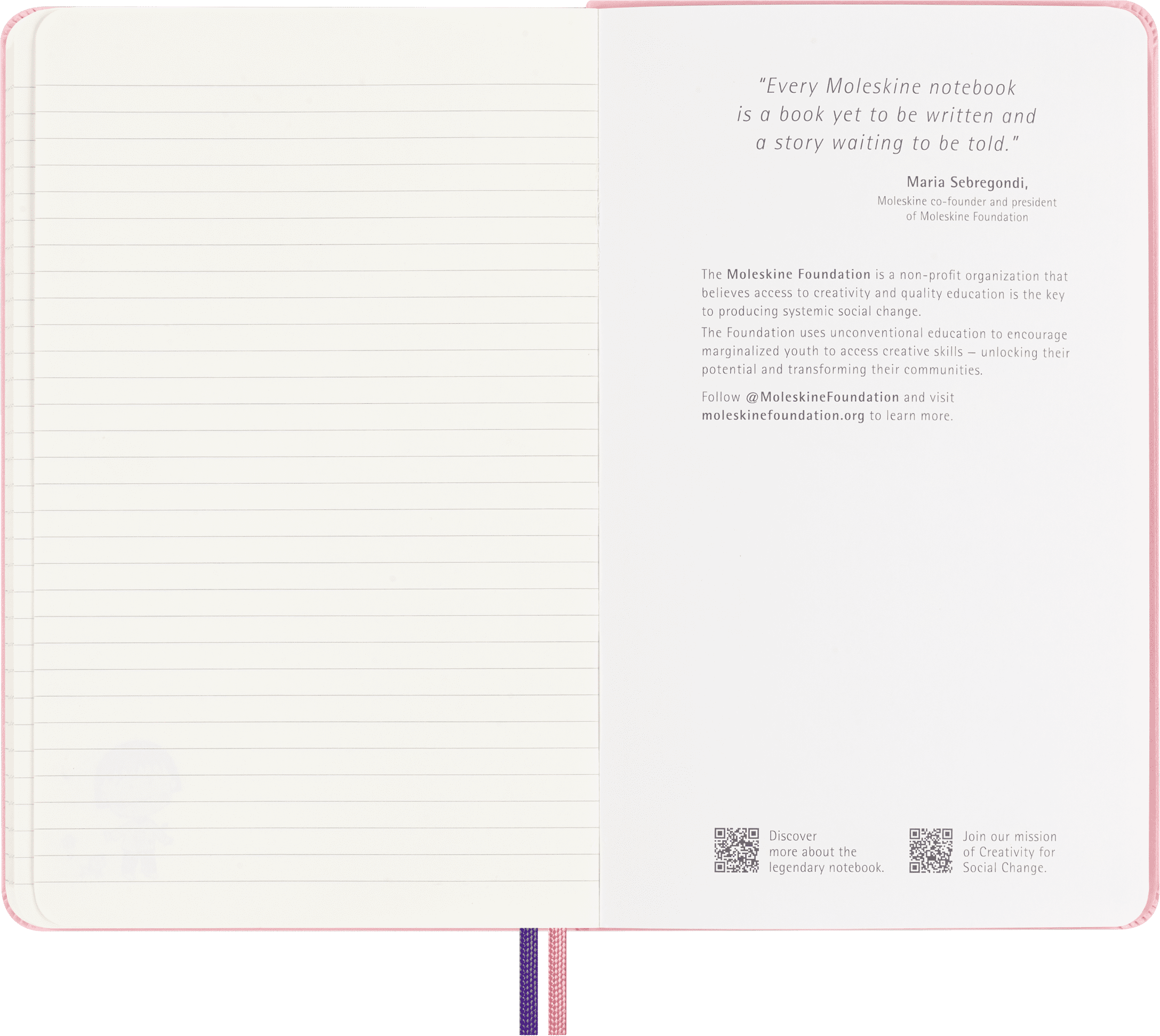 Moleskine Limited Edition Sakura Notebook with lenticular optical-effect cover by Momoko Sakura, Hard Cover, Ruled, Large (5" x 8.25"), Maruko floral, 176 Pages