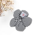 thumbnail image 4 of Unique Bargains 1 Pc Hair Elastics 3D Flower Hair Ties Black White, 4 of 5