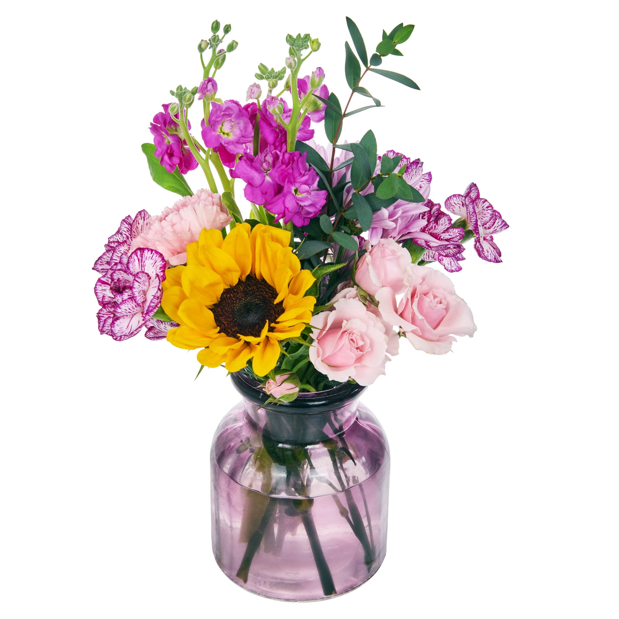 Mixed Flower Bouquet Small with Vase