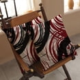 thumbnail image 5 of Red Grey Black Geometric Throw Pillow Covers 18x18 Set of 2 Modern Abstract Decorative Pillow Cases Soft Velvet Both Sides Print for Sofa Couch Living Room Bedroom Home Outdoor Decor, 5 of 6
