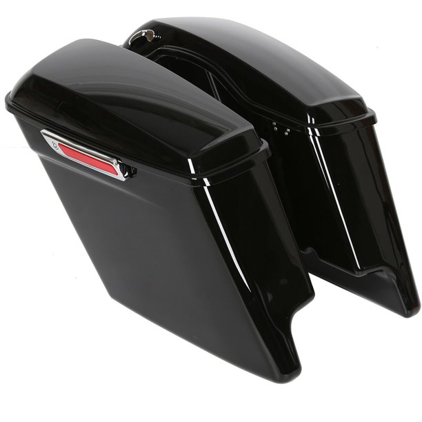 5" Stretched Extended Hard Saddle bags For HarleyDavidson Harley
