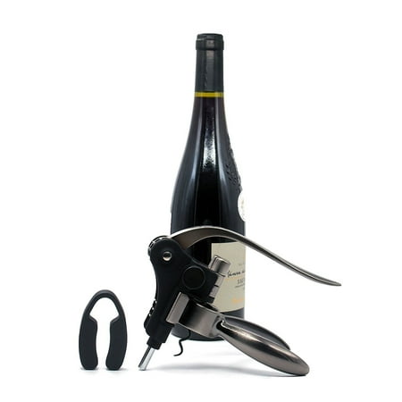 Rabbit Wine Opener Corkscrew Professional Bottle Opener Come with Foil CutterLuxury BoxTwo Corkscrew Worms. Best Rabbit Corkscrew is Used to Open Red Wine Bottles by