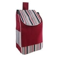 thumbnail image 1 of Bolsa de compras de tela Oxford perfecl carrito de mano plegable reutilizable resistente para carrito de servicios públicos rojo, 1 of 7