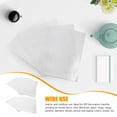 WHAMVOX 10Pcs White Holographic Vinyl Sticker Paper A4 Size Easy Cut