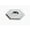 Polished Chrome, variant on Nicole 1.38" Backplate, Polished Brass (Set of 2)
