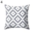 thumbnail image 2 of Koszal Housse de Coussin Carrée Géométrique Fond Gris Article de Literie, 2 of 7